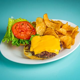 100% Black Angus Burger